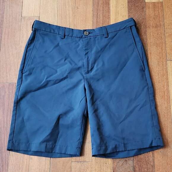 Haggar Clothing Navy Shorts Size 34 - Picture 2 of 12